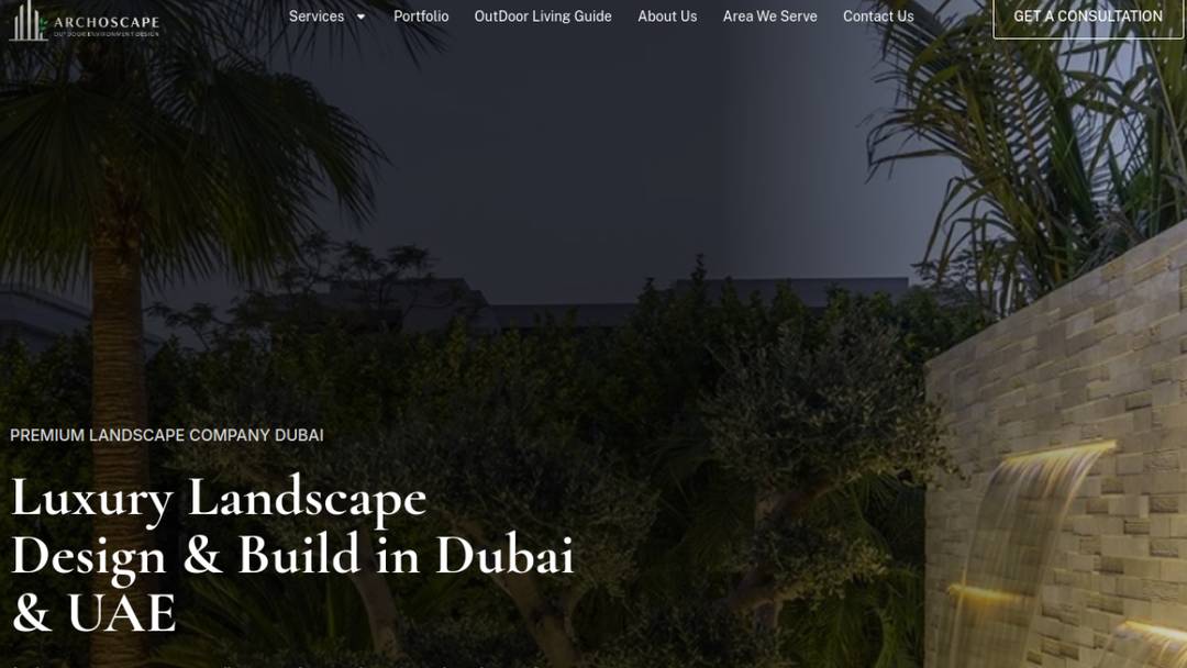 Archoscape โ Luxury Landscaping Dubai
