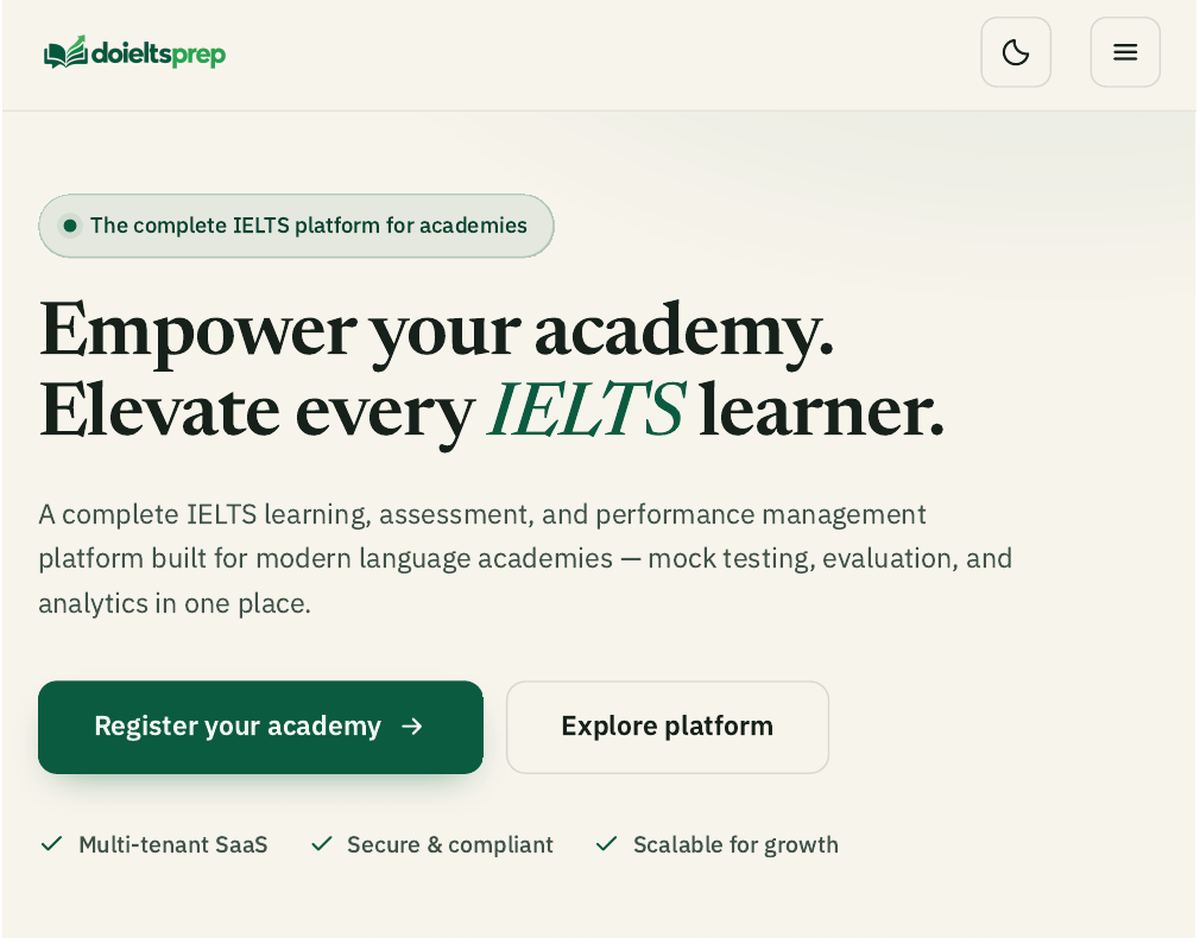 Do IELTS Prep — IELTS Academy Platform
