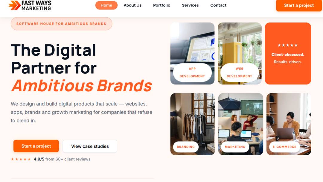 Fast Ways Marketing — Our Own WordPress Website