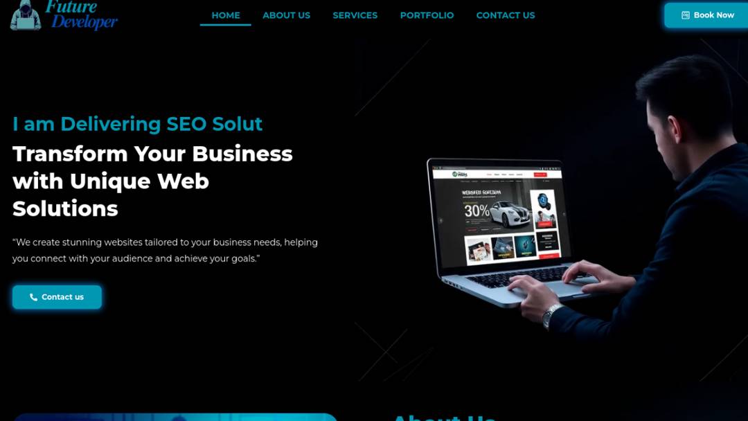 Future Developer — Portfolio & SEO Website