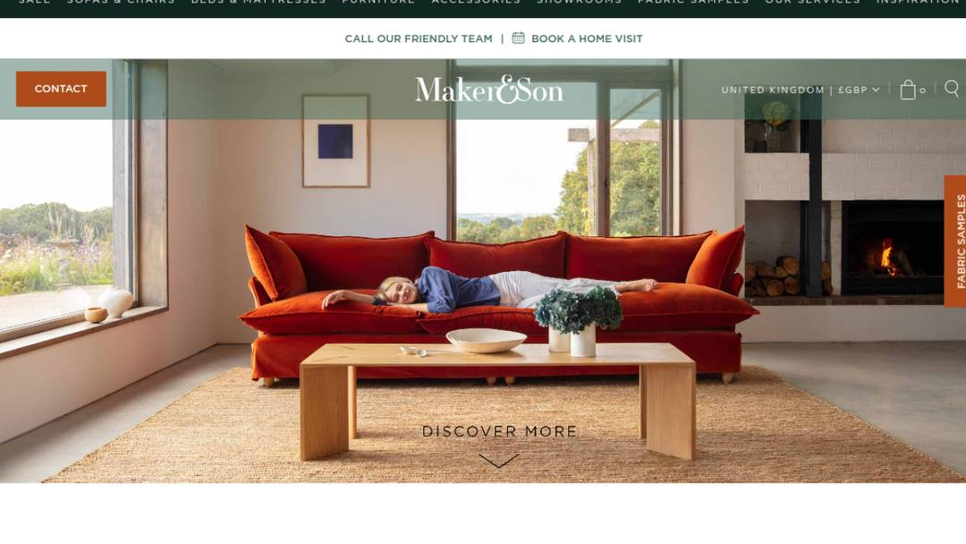 Maker & Son โ Luxury Furniture E-commerce