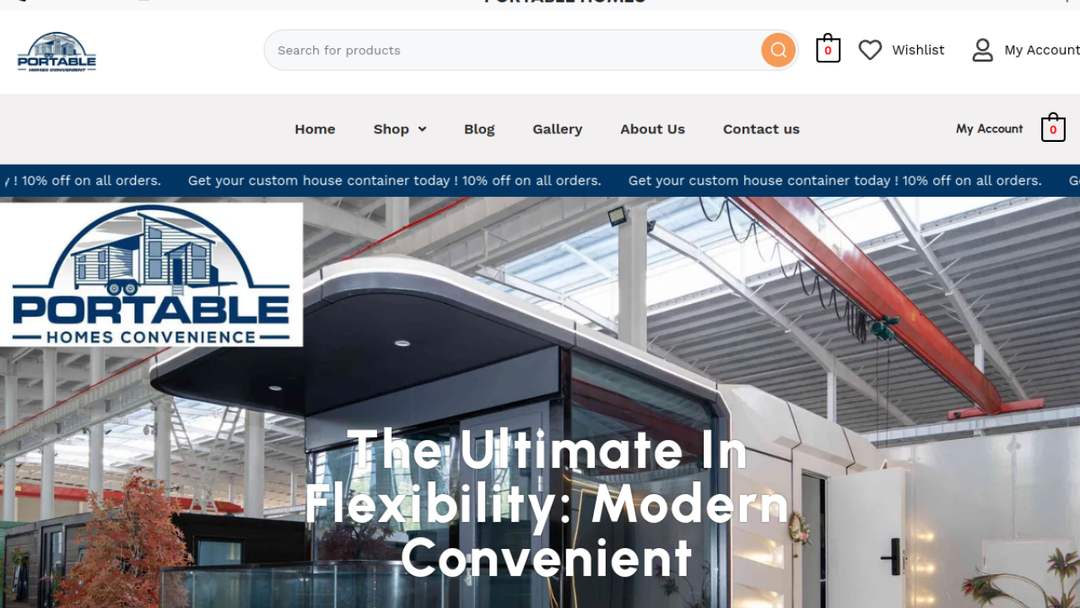Portable Homes โ Modular Housing Website