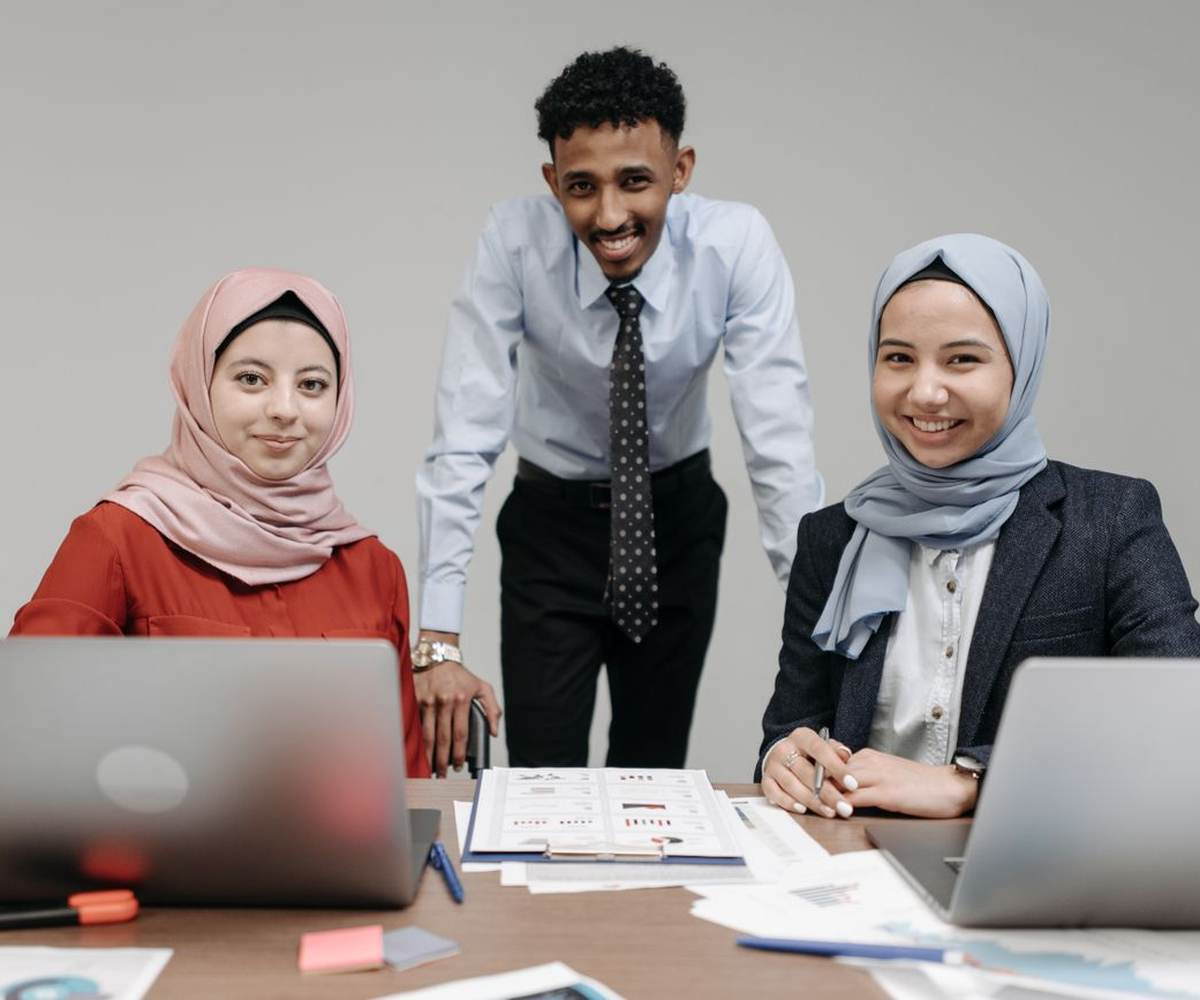 The Fast Ways Marketing team working together on client projects
