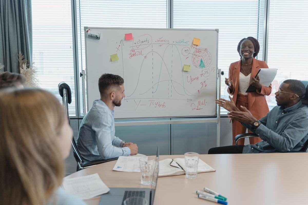 The Fast Ways Marketing team at work on a client project
